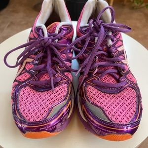 Pink and vibrant Asics